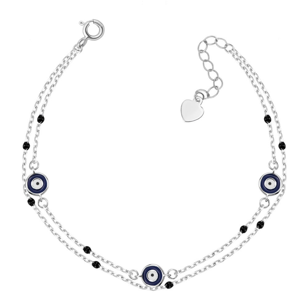 Срібний браслет з емаллю. Артикул UG5D05361