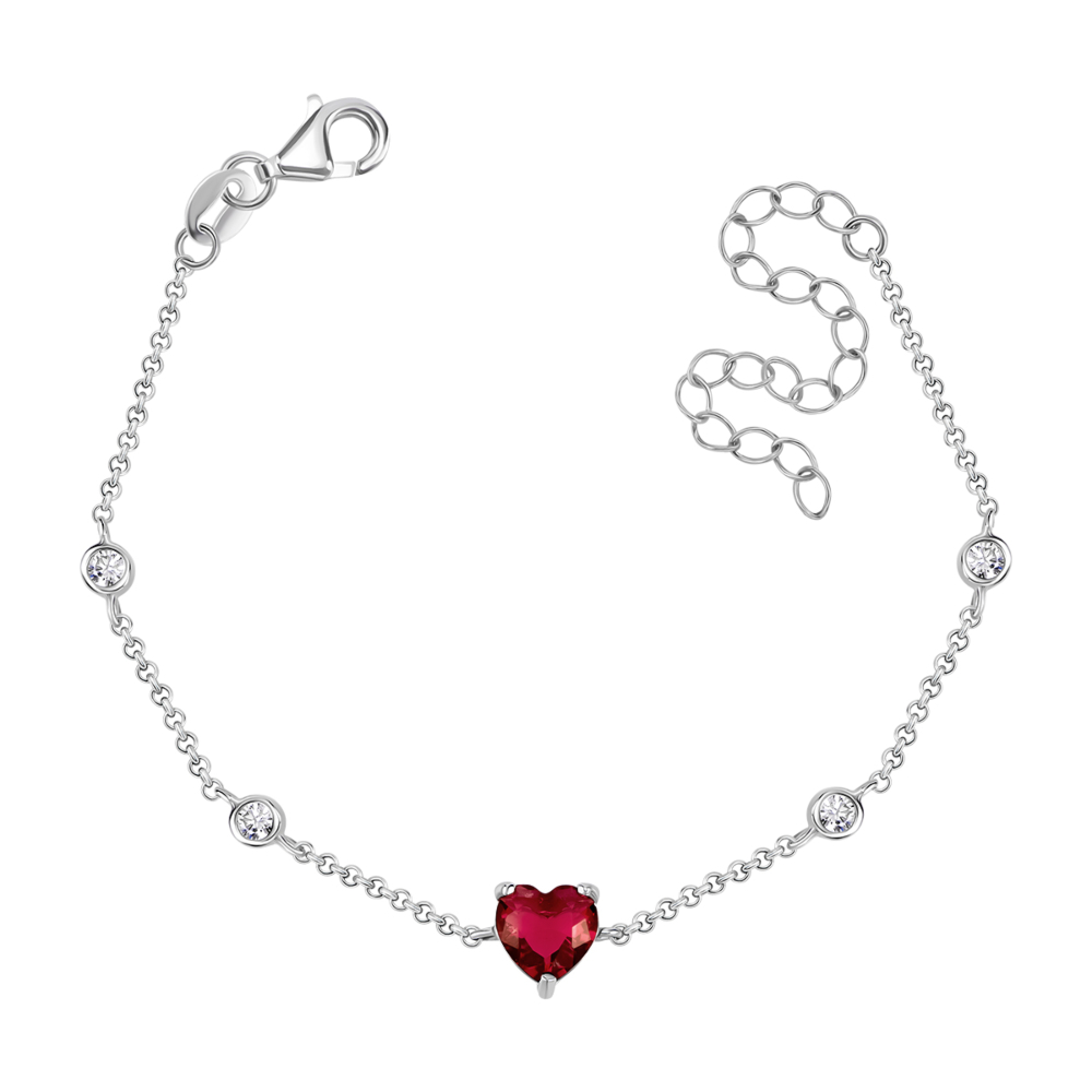 Срібний браслет з фіанітами. Артикул UG59550430к