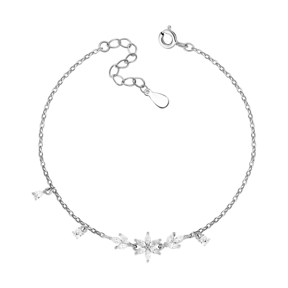 Срібний браслет з фіанітами. Артикул UG5D06686