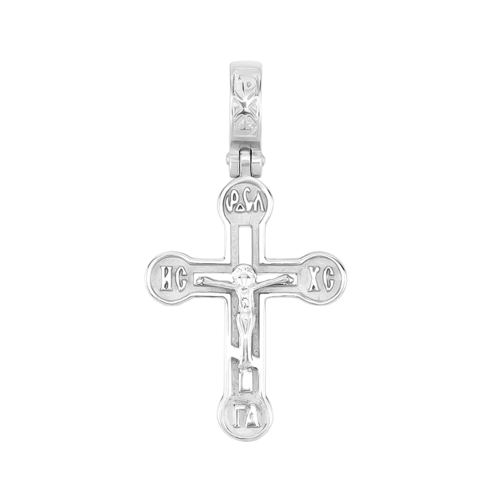 Серебряный крестик. Распятие Христа. Артикул UG52-0868.0.2