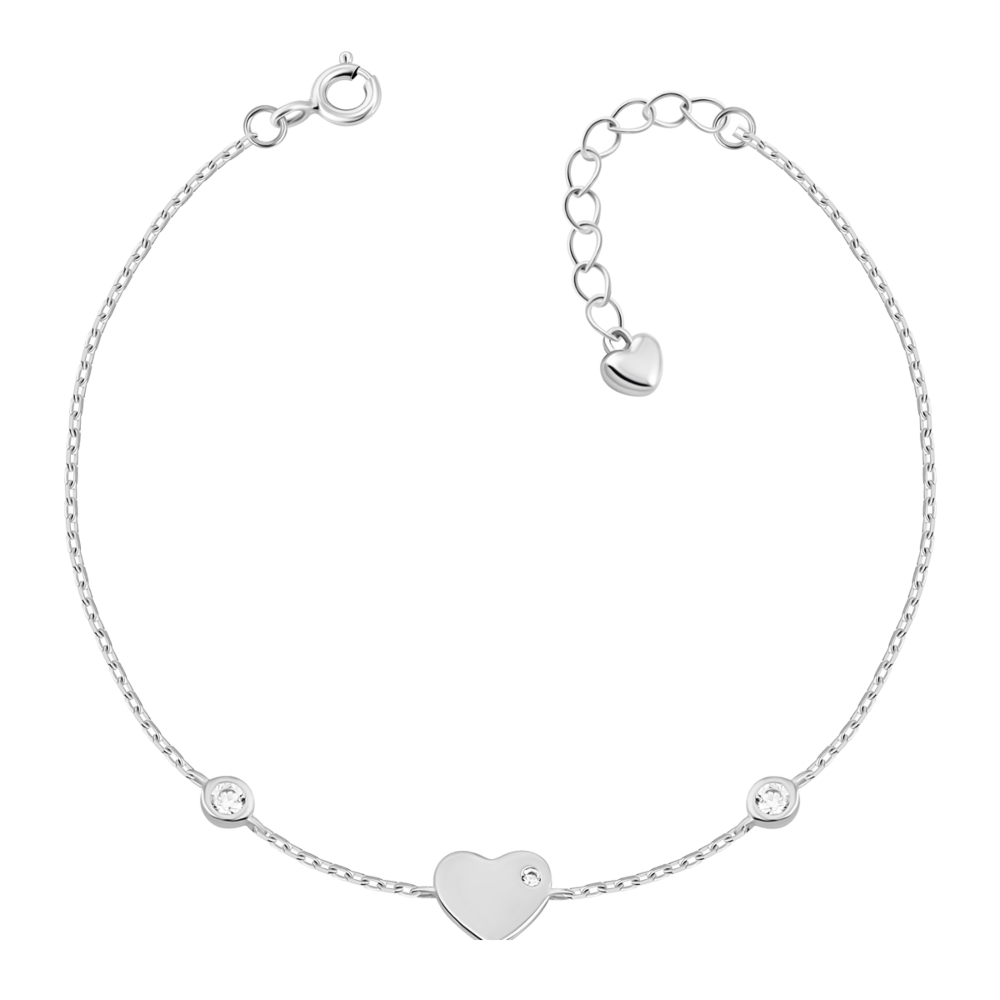 Серебряный браслет с фианитами. Артикул UG5SZDB03887