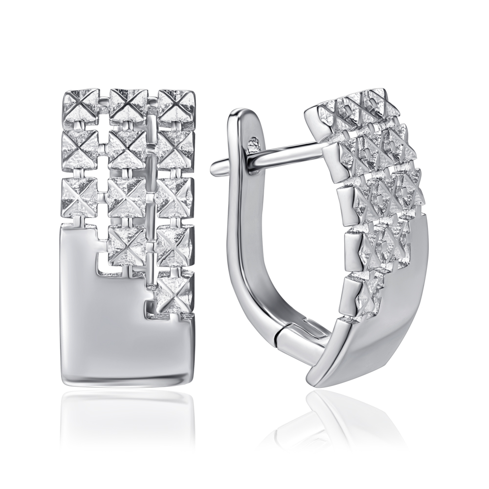 Серебряные серьги. Артикул SZDE04992-E/12