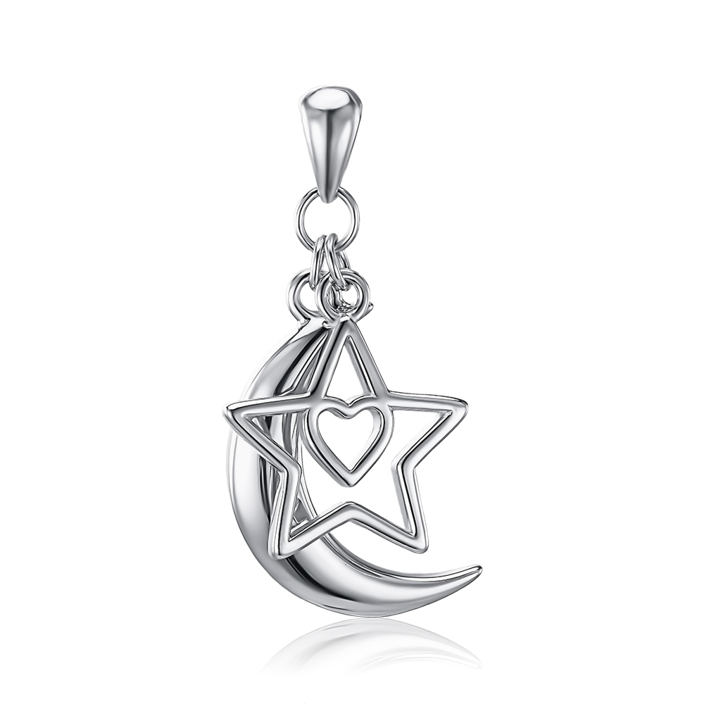 Срібна підвіска без вставки SZDP00361-P/12