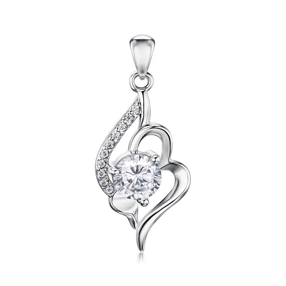 Серебряная подвеска с фианитами SZDP01794-P/12/1