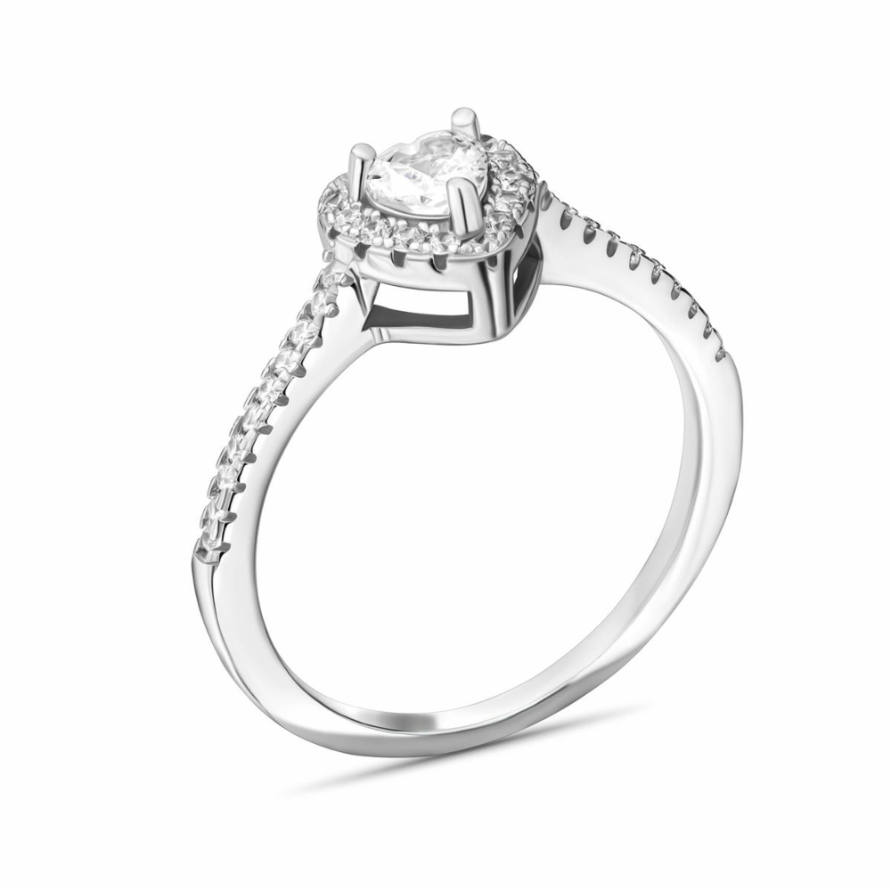 Серебряное кольцо с фианитами. Артикул UG5SZDR00428