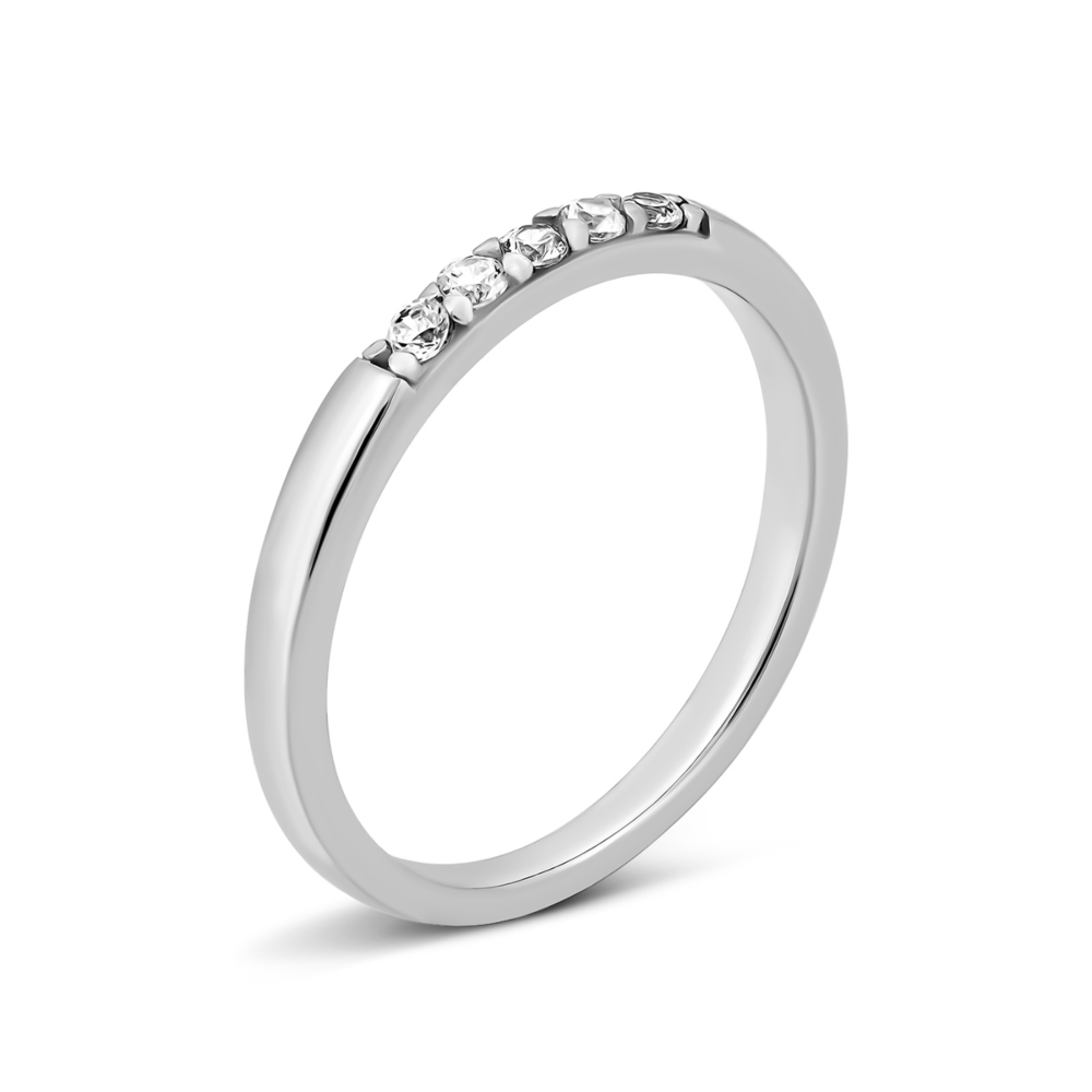 Серебряное кольцо с фианитами. Артикул UG5SZDR03053