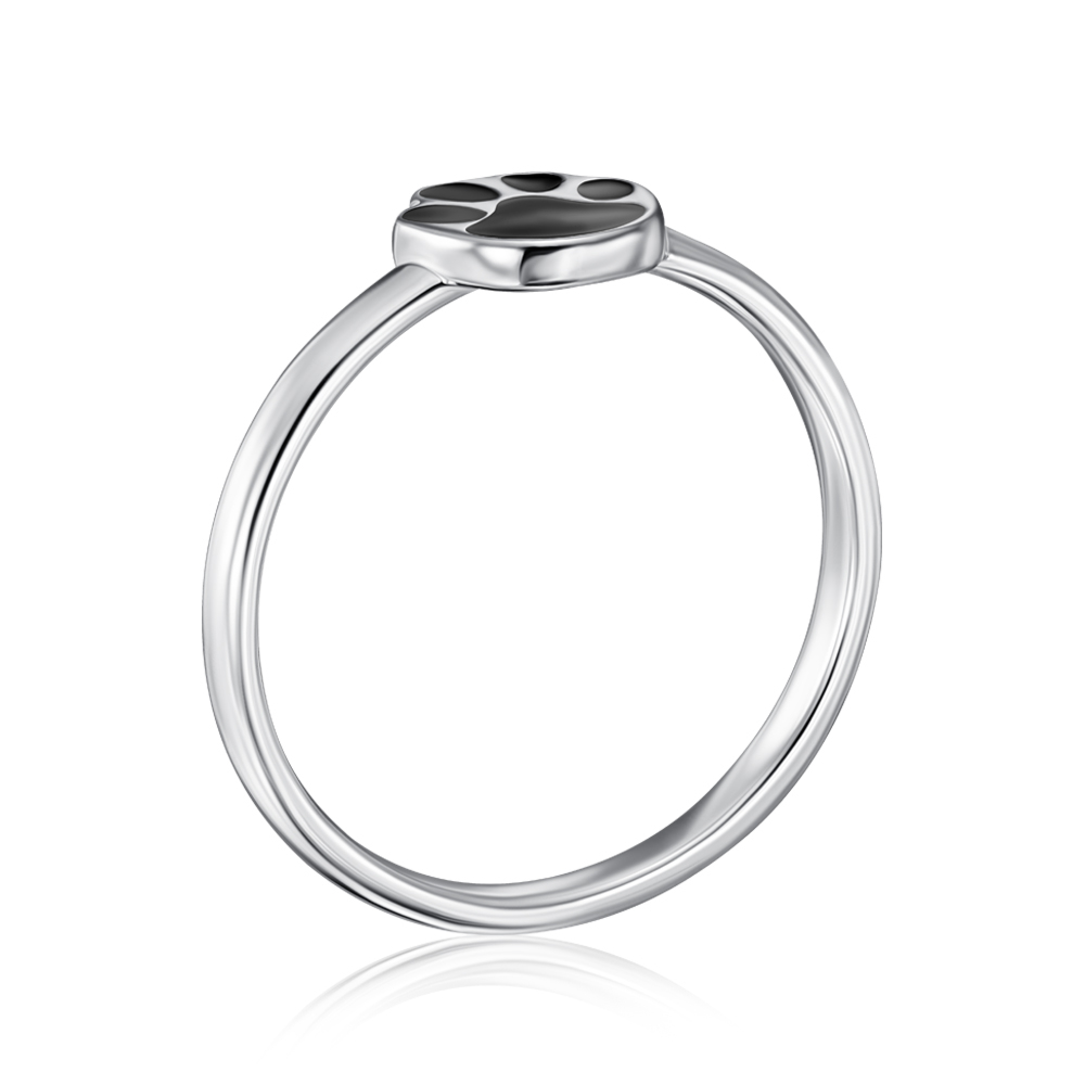 Срібна каблучка з емаллю DR07826-R/12/389