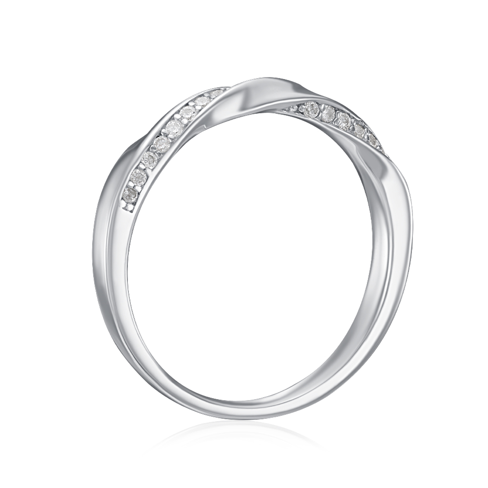 Серебряное кольцо с фианитами. Артикул SZDR15594-R/12/1