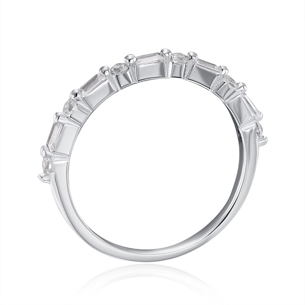 Серебряное кольцо с фианитами. Артикул SZDR15696-R/13/1