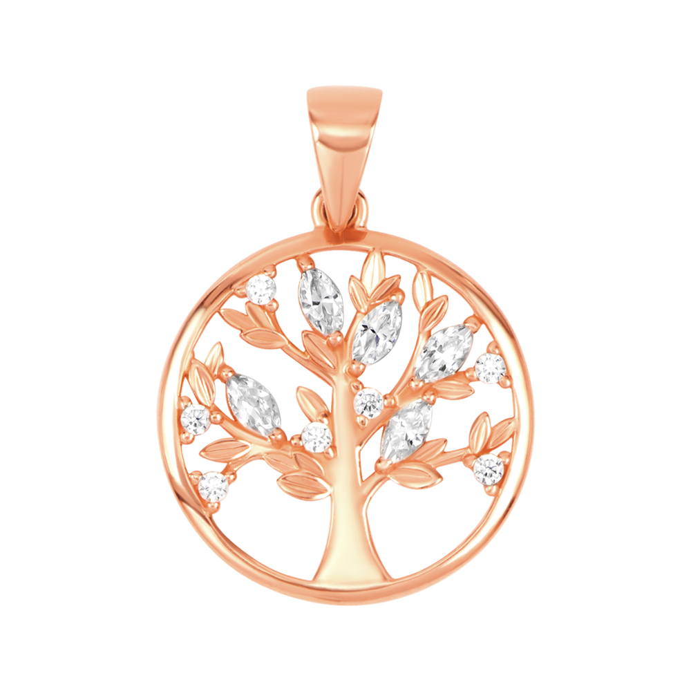 Золота підвіска Дерево з фіанітами Tesori. Артикул UG531892/01/0/4320