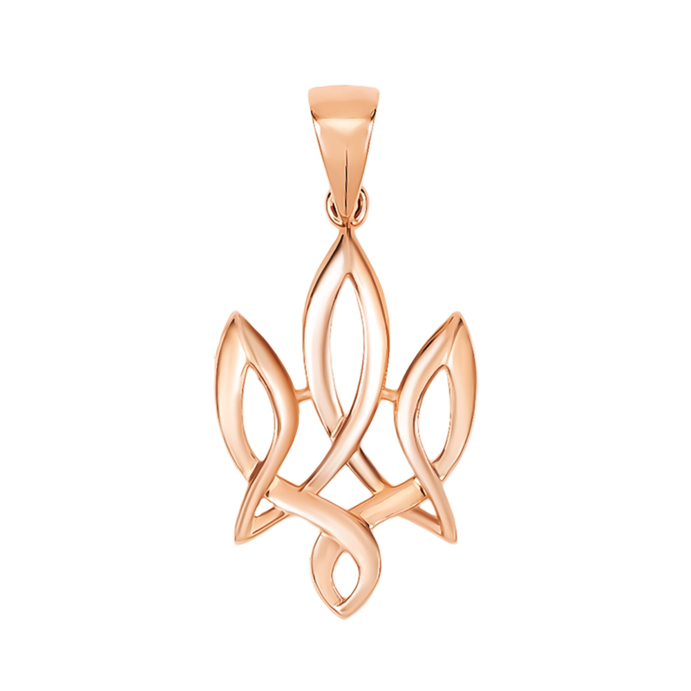 Золота підвіска Герб України. Артикул UG532734/01/0