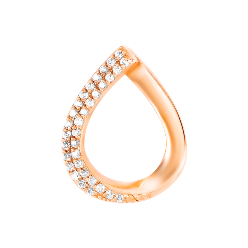 Золотая подвеска с фианитами. Артикул UG531/0274/00/01/01