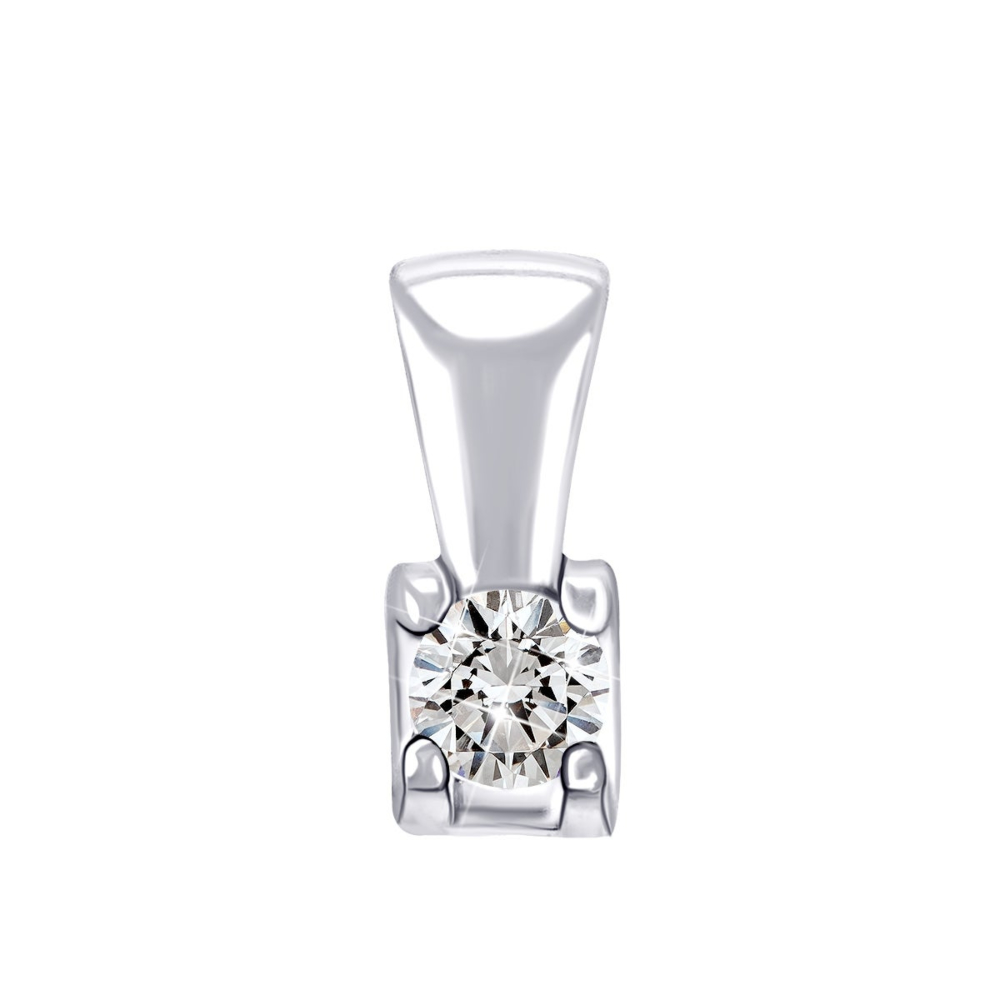 Золота підвіска з фіанітом Royal​ Zirconia.Артикул UG5П4129/1 Royal