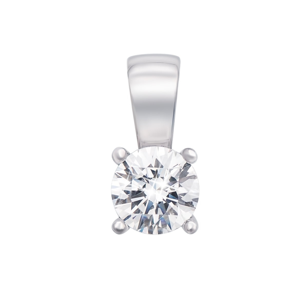 Золотая подвеска с фианитом Royal​ Zirconia. Артикул UG5П4100/1 Royal