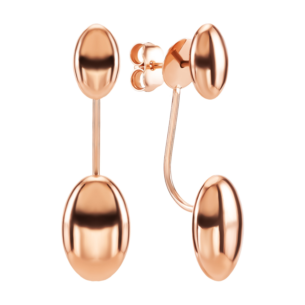 Золоті пусети 2 в 1. Артикул UG52/50/874