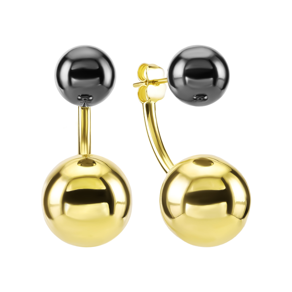 Золоті сережки-джекети. Артикул UG52/50/879/2