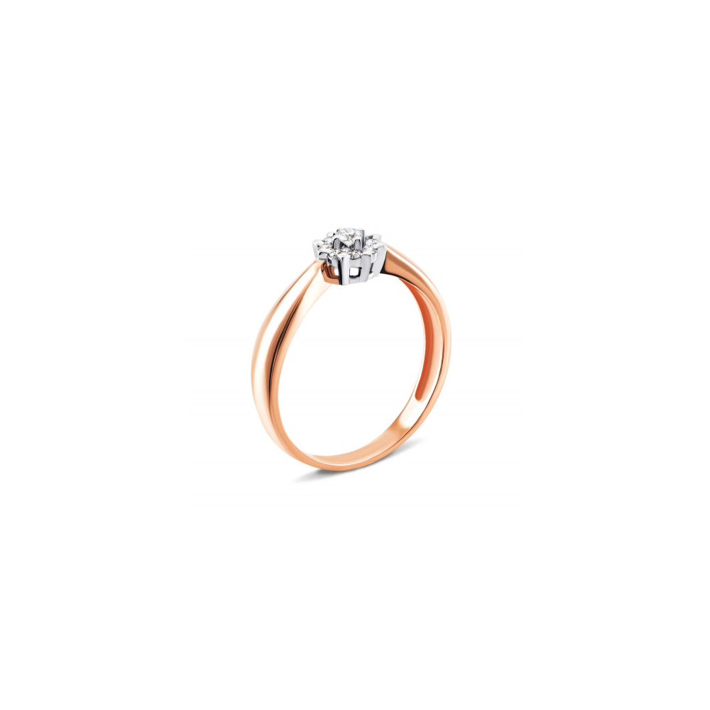 Золотое кольцо с бриллиантами. Артикул UG5880227
