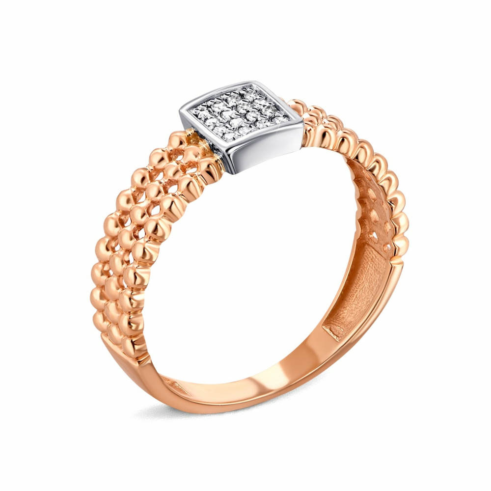 Золотое кольцо с бриллиантами. Артикул UG5880566