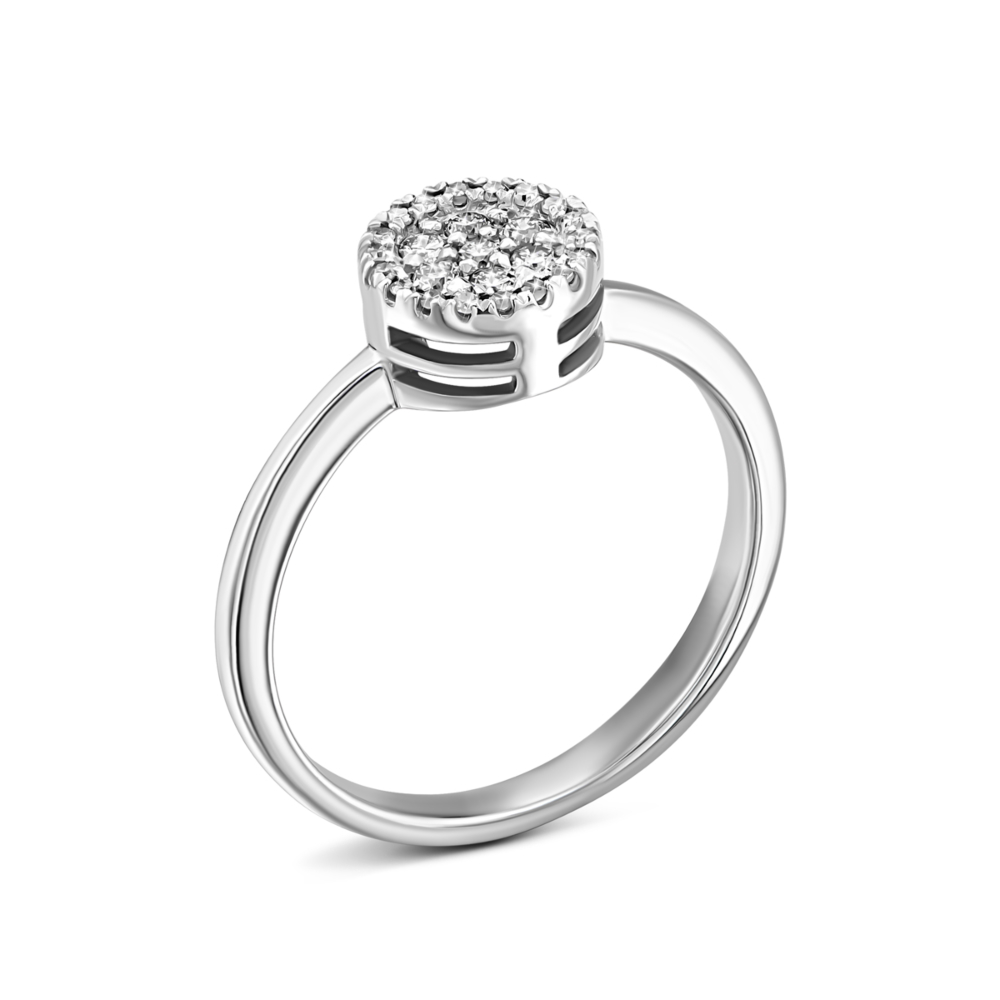 Золотое кольцо с бриллиантами.Артикул UG51191335202