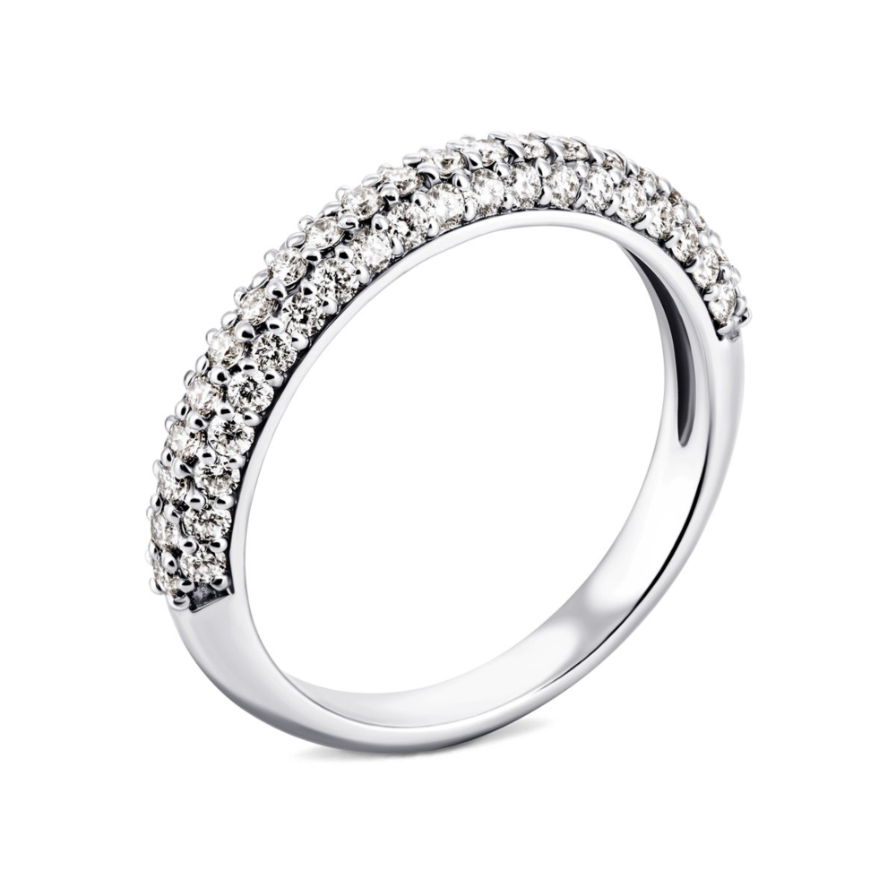 Золотое кольцо с бриллиантами. Артикул UG5КДz7422/1_0.8