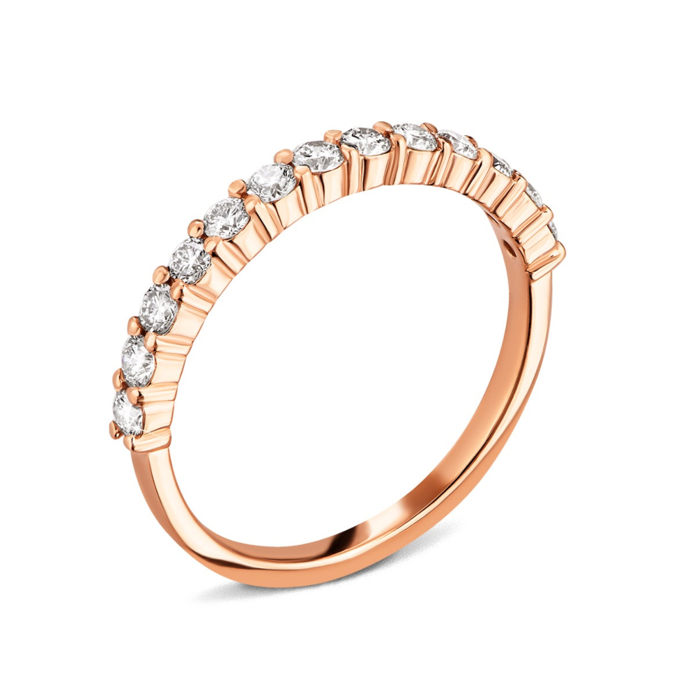 Золотое кольцо с бриллиантами. Артикул UG5ЗК1012