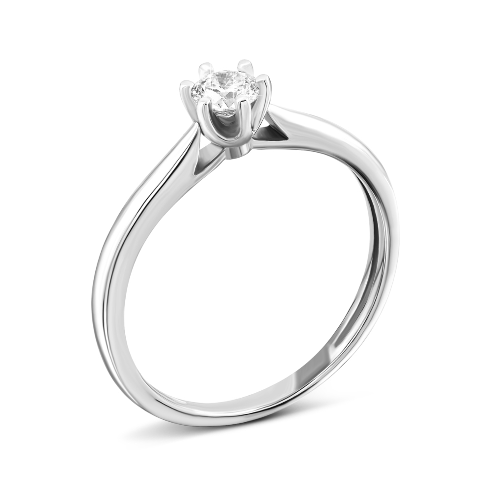 Золота каблучка з діамантом.Артикул UG51191583202