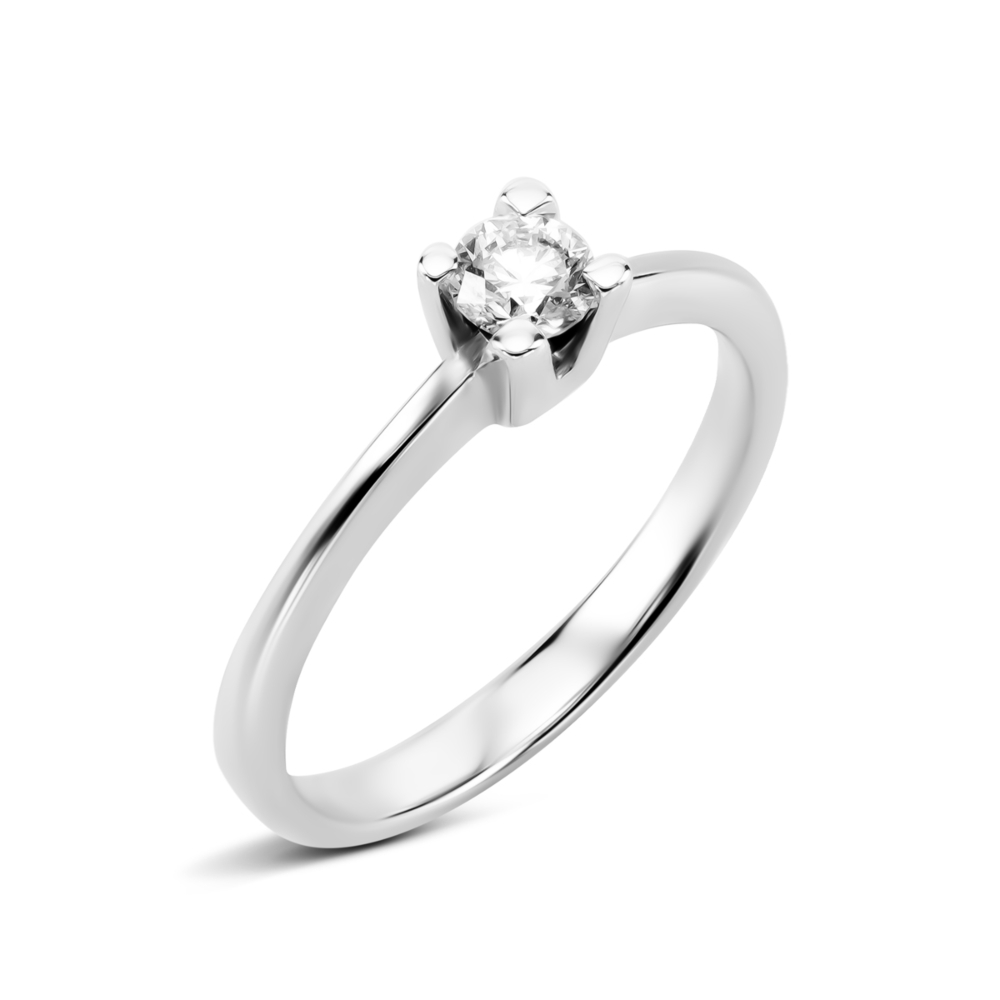 Золота каблучка з діамантом. Артикул UG5к518/1