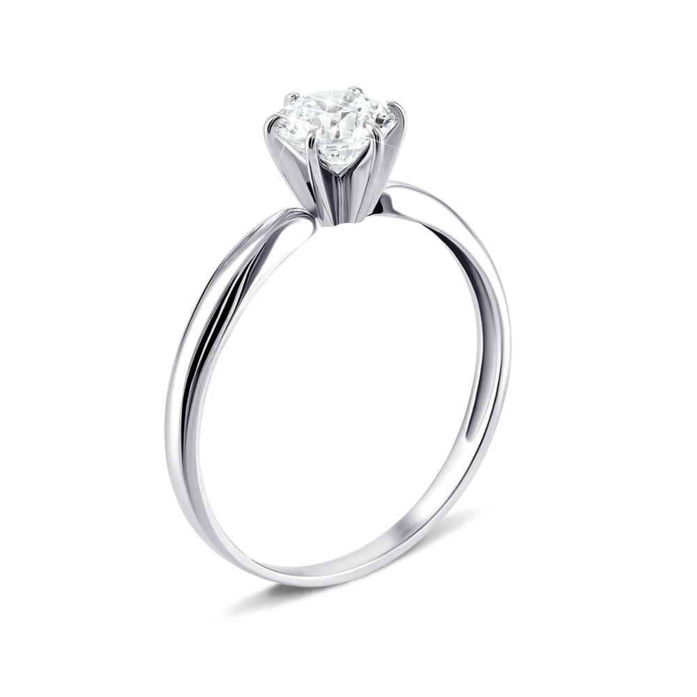 Золотое кольцо с фианитом Royal Zirconia.Артикул UG5КД4006/1 Royal