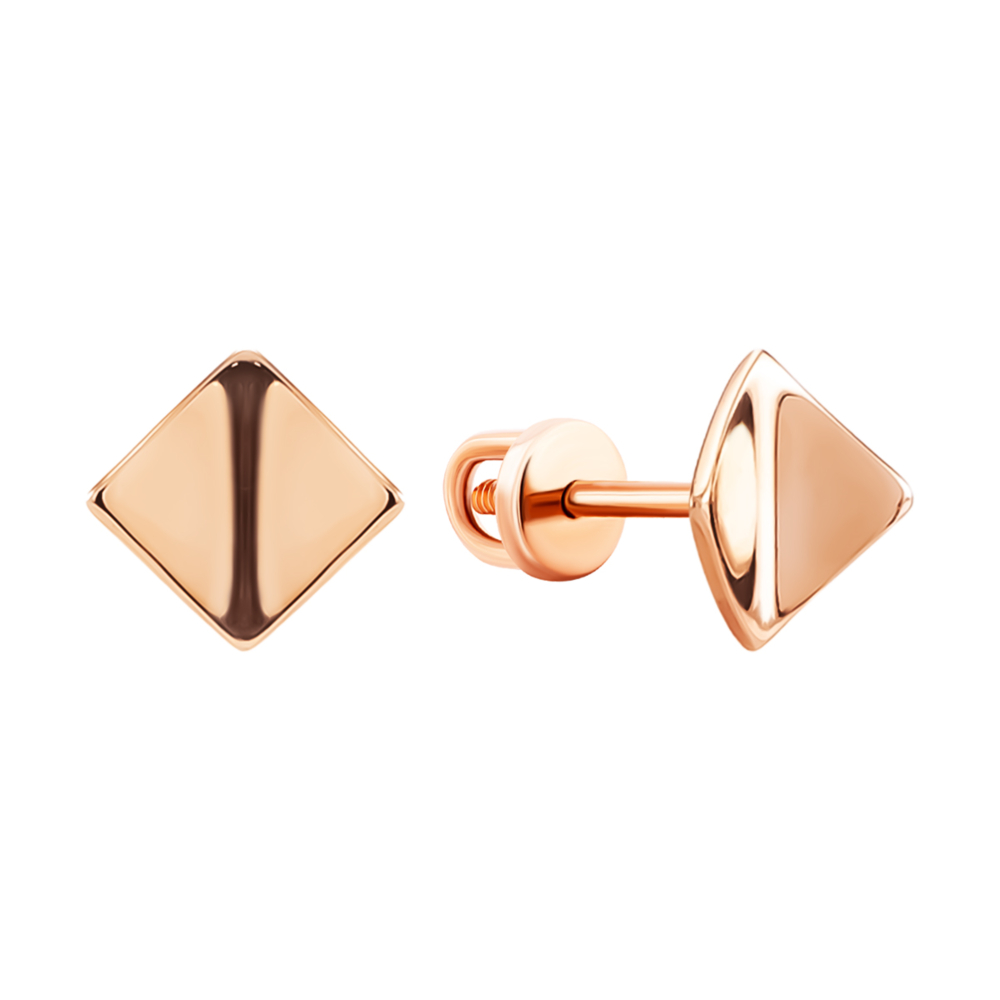 Золоті пусети. Артикул UG520/0445/00/01/01