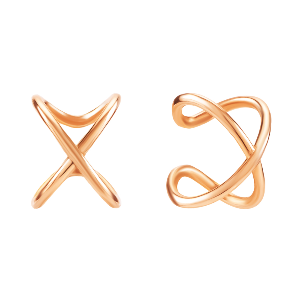 Золотые серьги-каффы. Артикул UG52/60/003