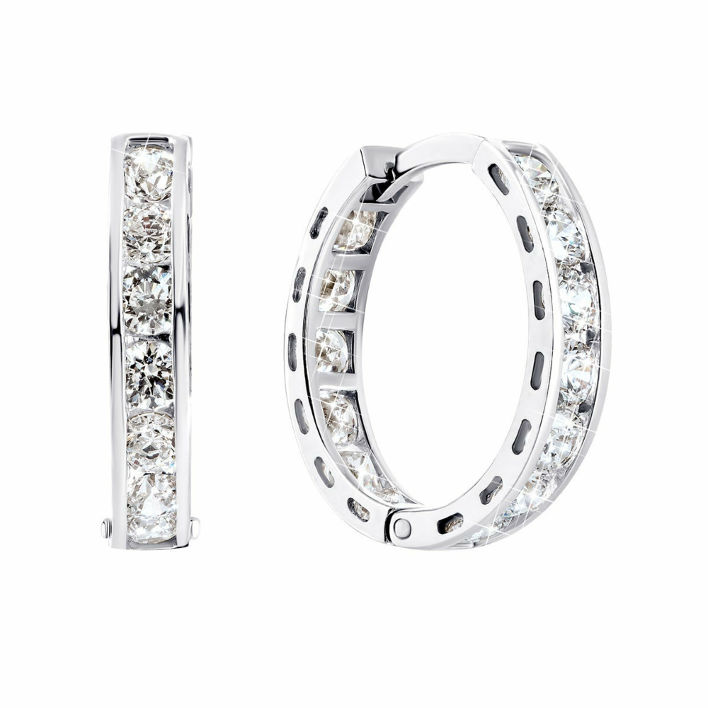 Золотые серьги-конго с фианитами Royal​ Zirconia. Артикул UG5С4174/1 Royal