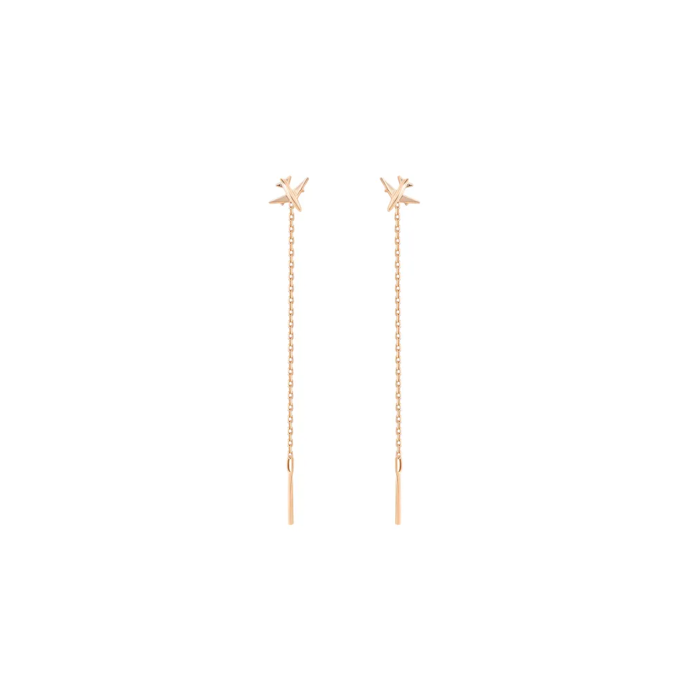 Золотые серьги-протяжки. Артикул UG522001
