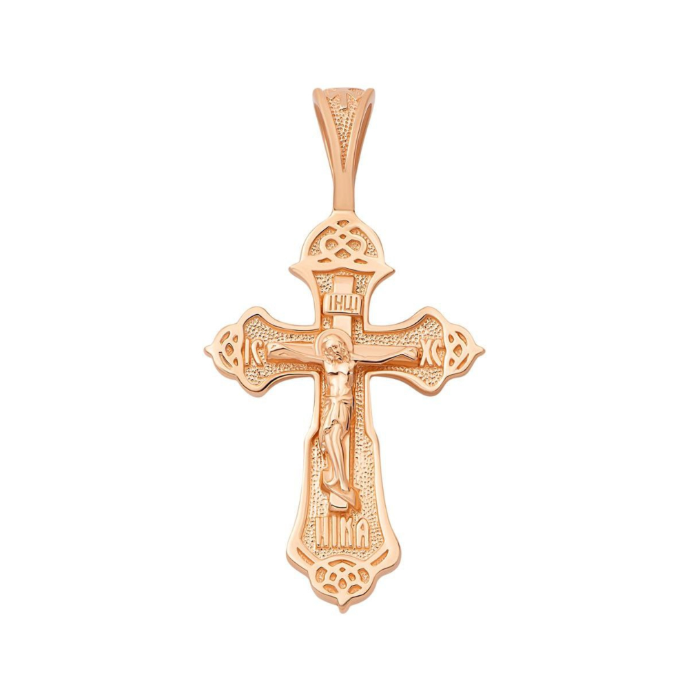 Золотий хрестик. Розп'яття Христове. Артикул UG5300782610101