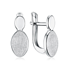 Золоті сережки без вставки 27023/02/1