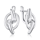 Золоті сережки без вставки 27040/02/1